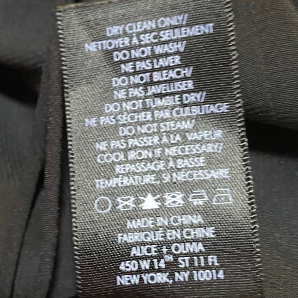 Alice + Olivia Jeri Jumpsuit Neon Striped V Neck Sleeveless Black Lime Green 0 - Picture 8 of 9